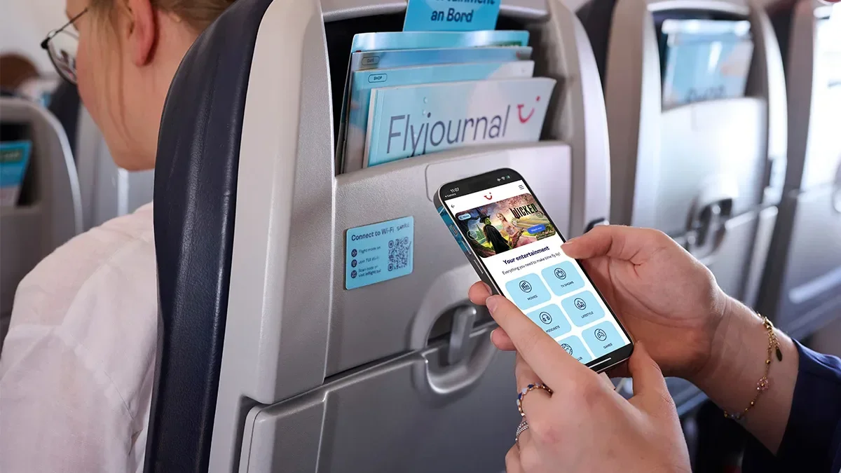 TUI Airline starts digital inflight experience