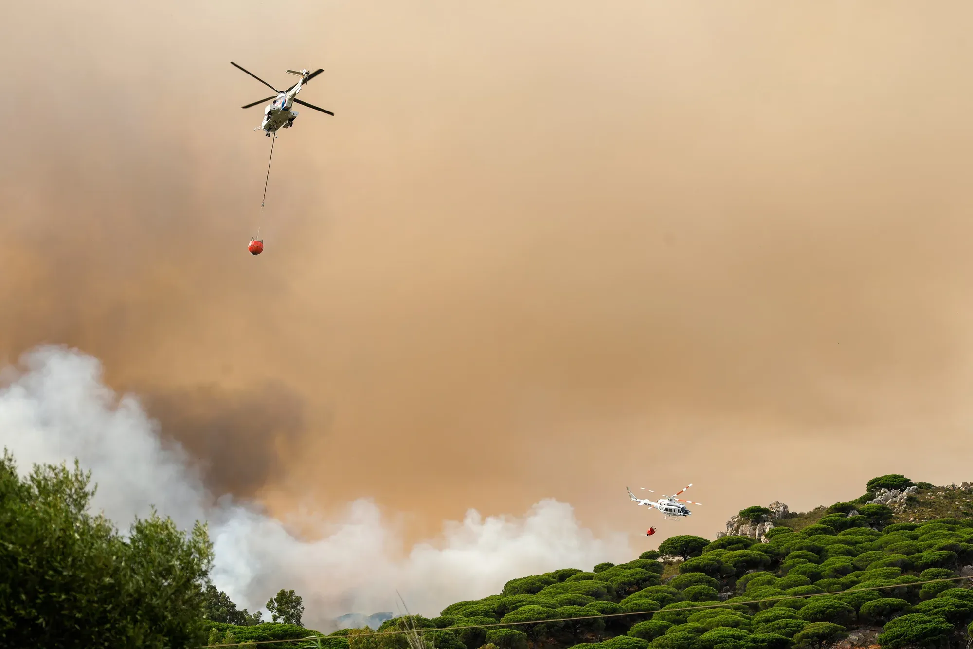 Caravan fire turns into disaster in Spain: Vacationers evacuated from beaches