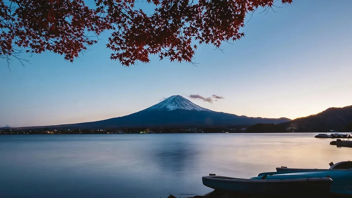 Mount Fuji, a UNESCO World Heritage site and an icon of Japan...