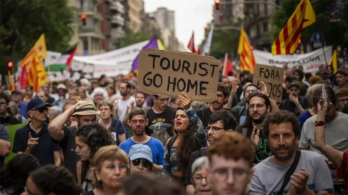 Protests against mass tourism grow in Spain