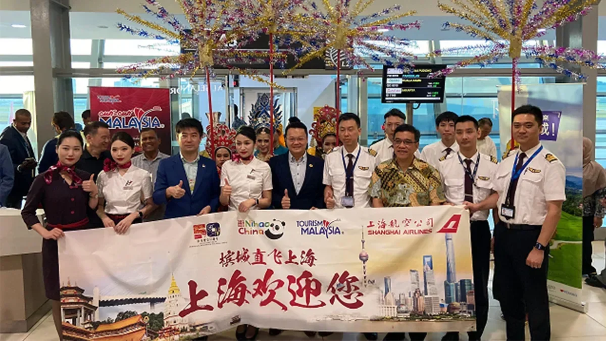 Malaysia welcomes Shanghai Airlines’ maiden flight to Penang