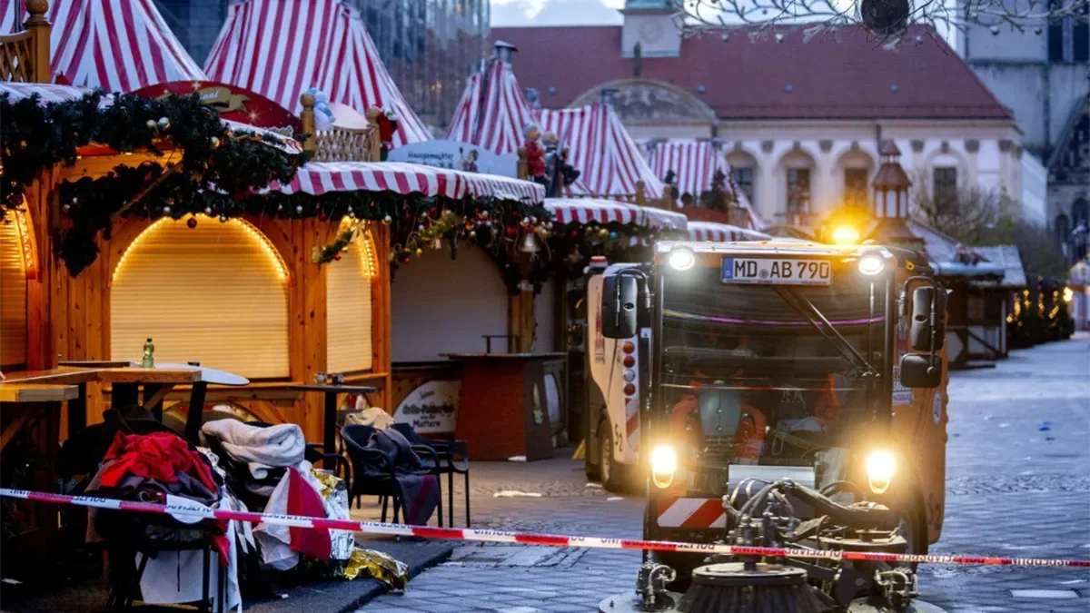 Gun attack at Christmas market in Germany: 5 people killed