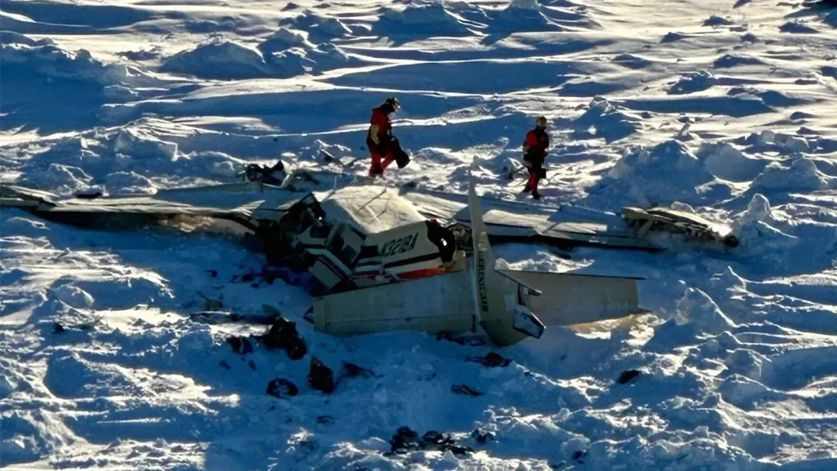 The wreckage of the plane that disappeared in Alaska has been found: 10 dead