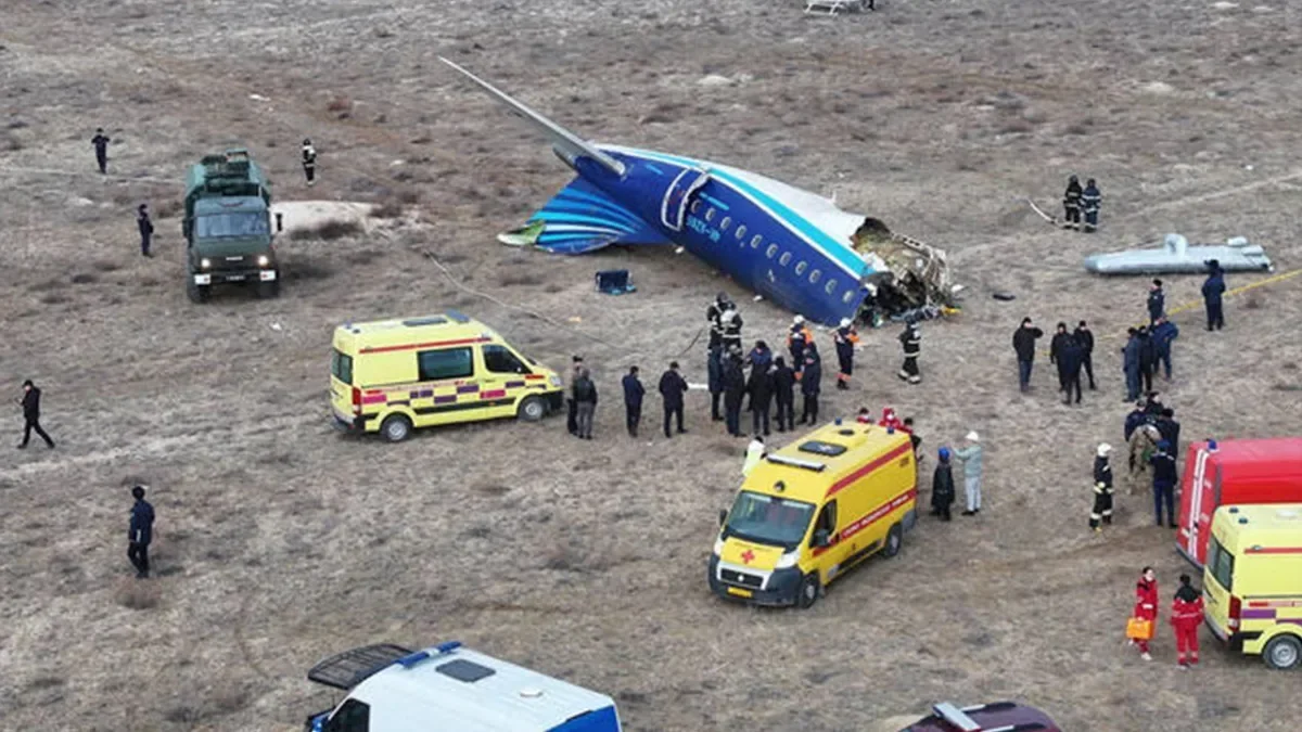 A passenger plane crashed in Kazakhstan