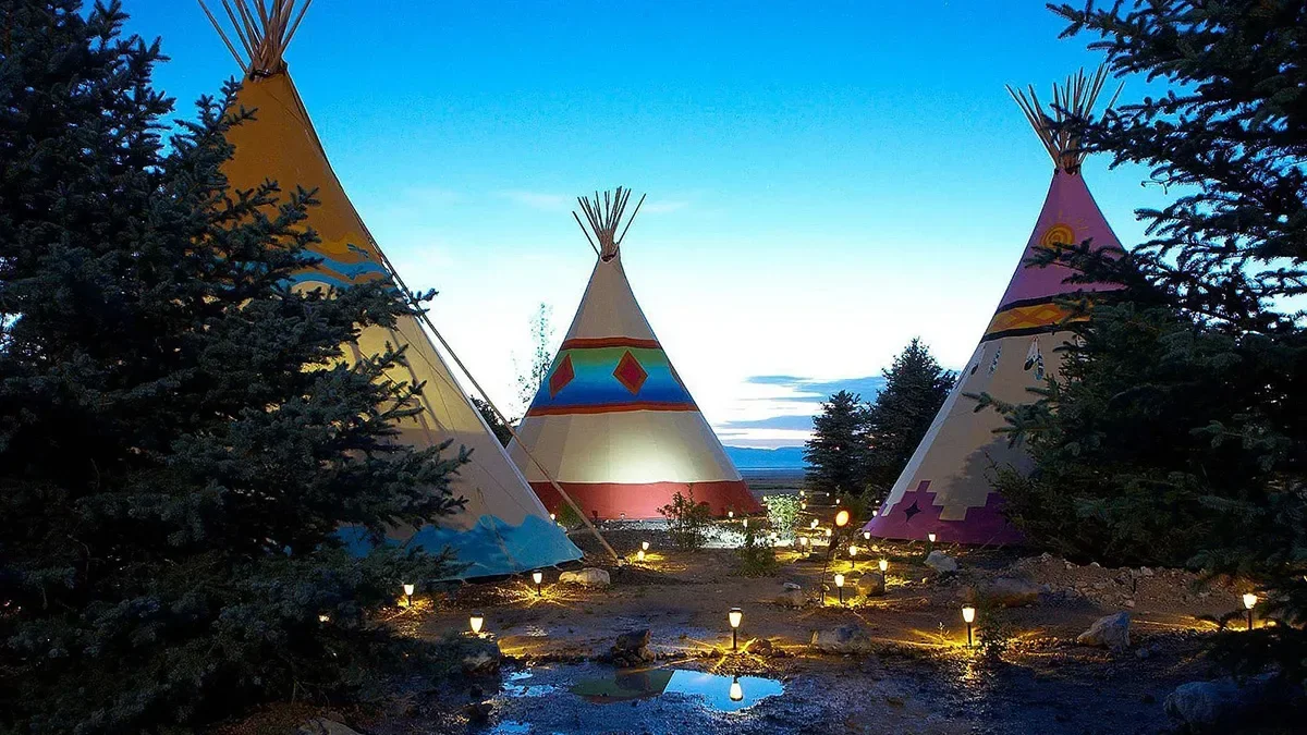 This hotel offers its guests a true Wild West experience