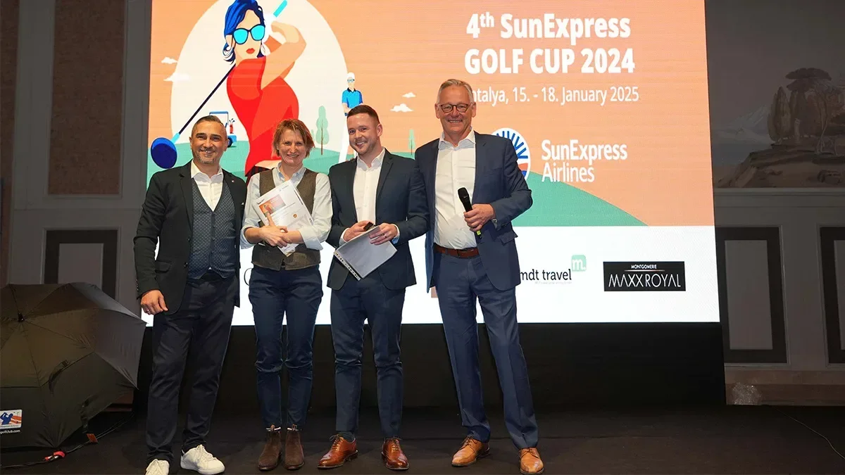 International tourism professionals met at the SunExpress Golf Cup Tournament
