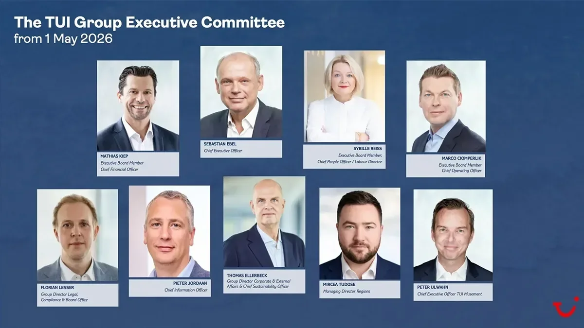 Strengthening synergies between TUI’s assets and markets – New Executive Board