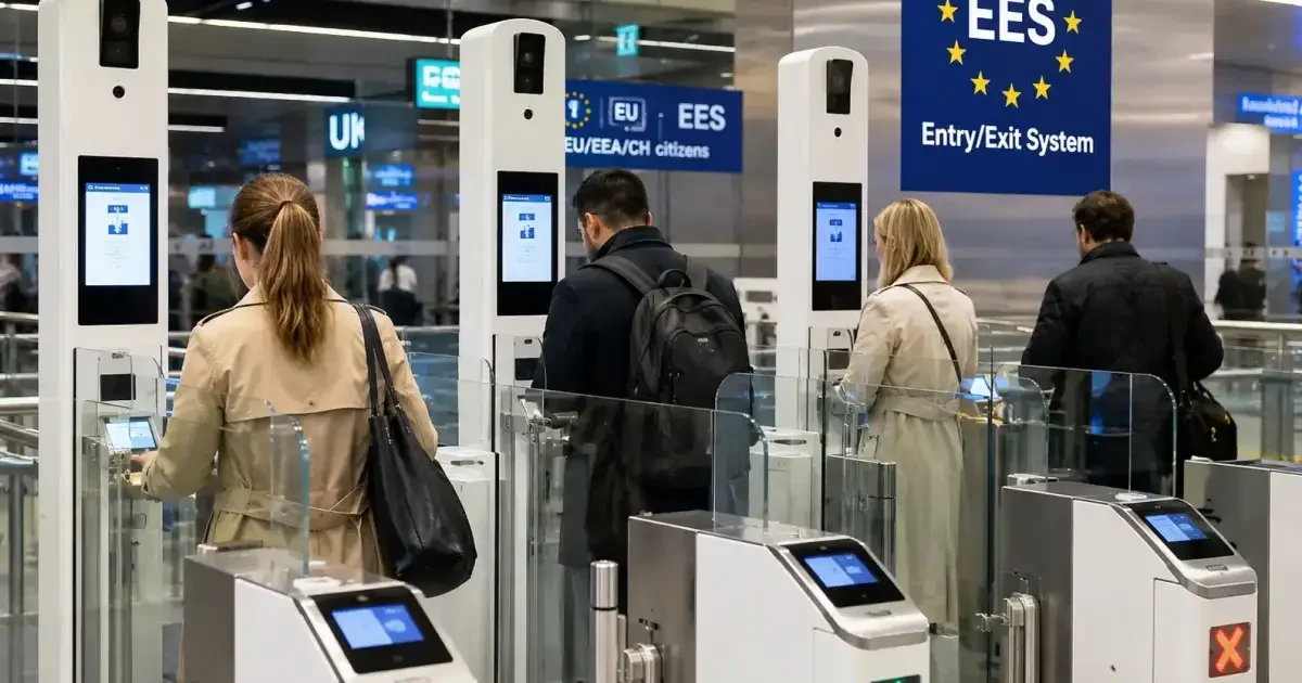 Europe’s new border system is causing huge airport queues as EES wait times double