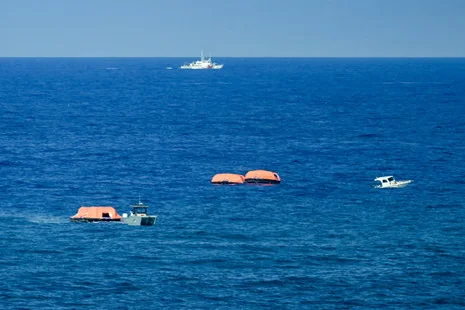Passenger ship carrying 279 people capsized off the coast of Northern Cyprus