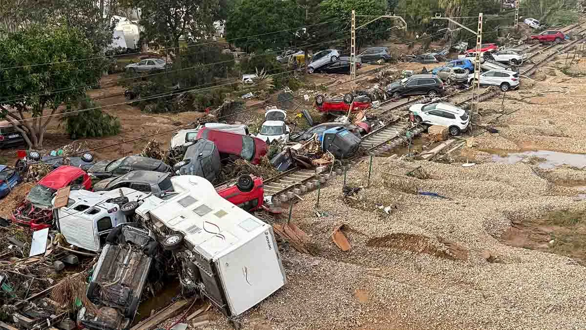 The floods hit Spain: 95 people killed